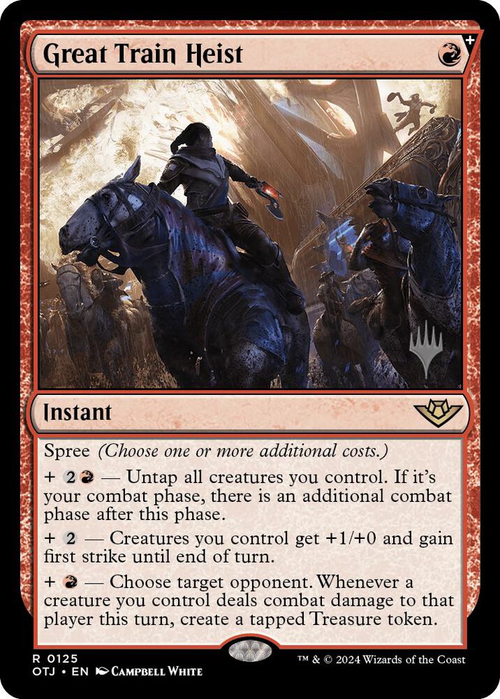 Great Train Heist (125) [Outlaws of Thunder Junction Promos]