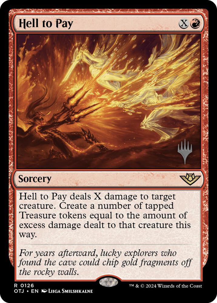 Hell to Pay (126) [Outlaws of Thunder Junction Promos]