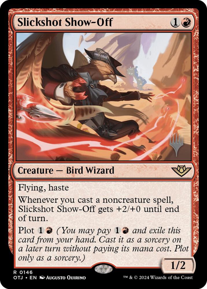 Slickshot Show-Off (146) [Outlaws of Thunder Junction Promos]