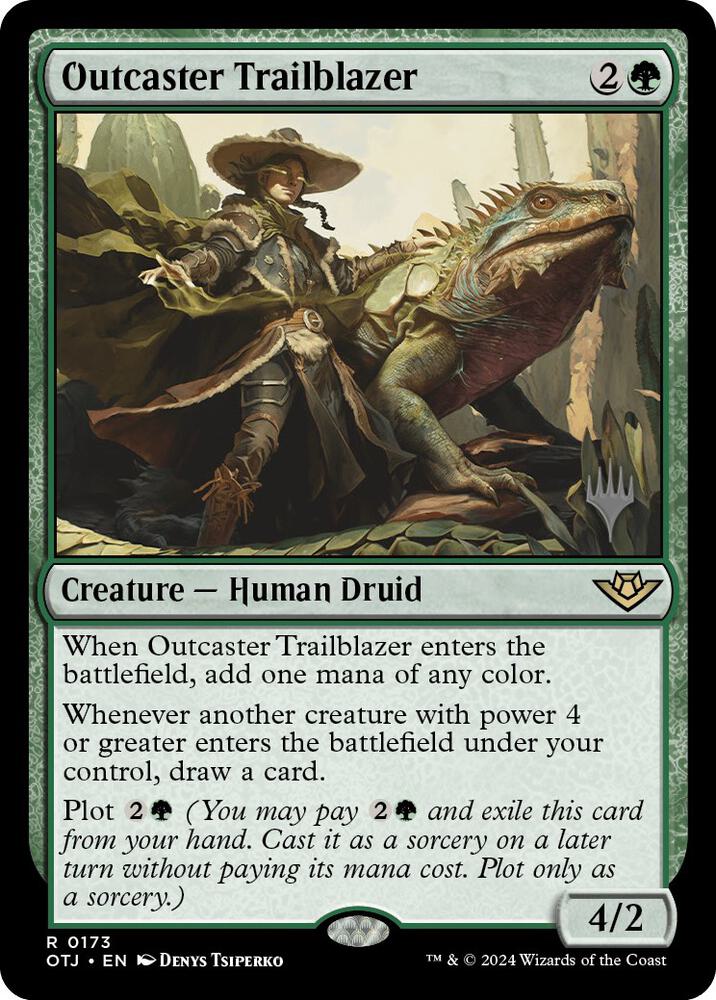 Outcaster Trailblazer (173) [Outlaws of Thunder Junction Promos]