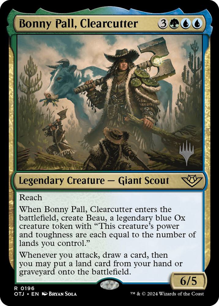 Bonny Pall, Clearcutter (196) [Outlaws of Thunder Junction Promos]