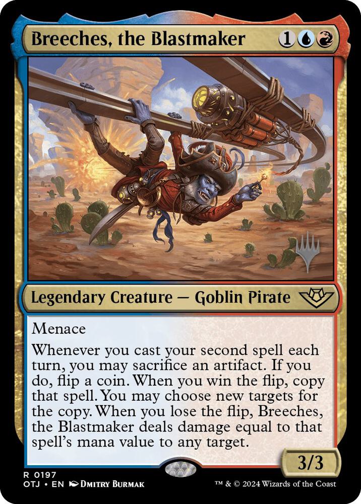 Breeches, the Blastmaker (197) [Outlaws of Thunder Junction Promos]