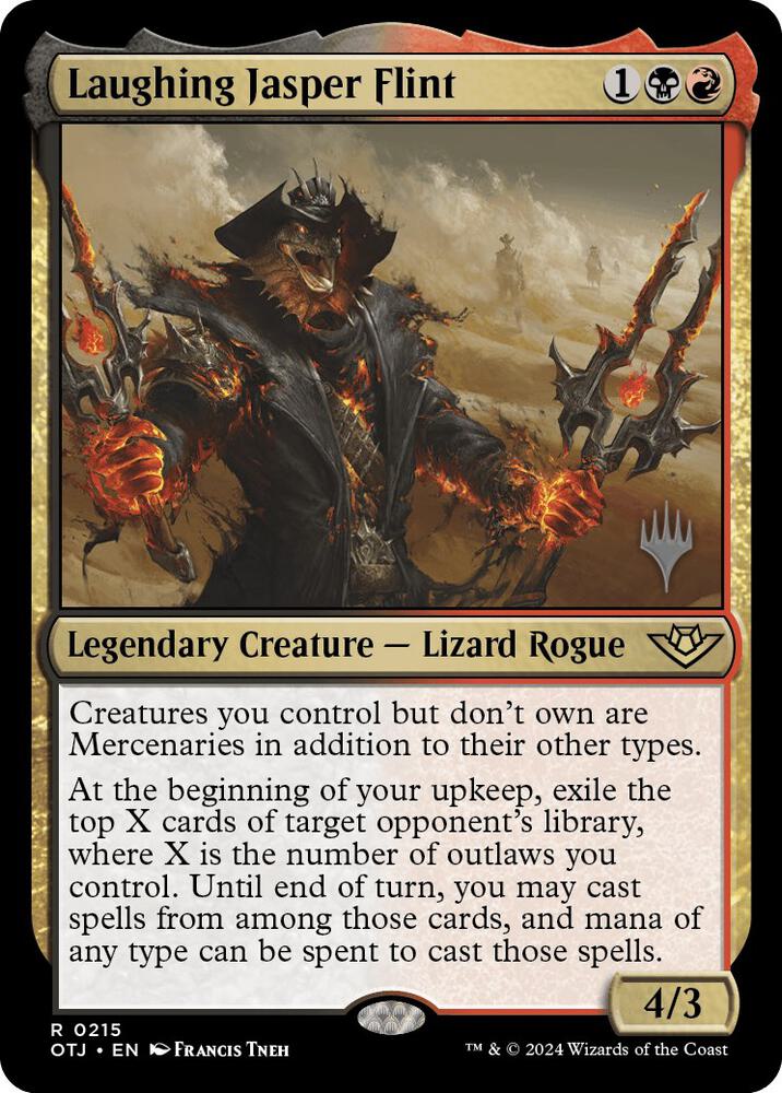 Laughing Jasper Flint (215) [Outlaws of Thunder Junction Promos]