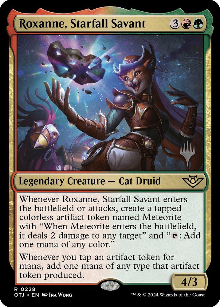 Roxanne, Starfall Savant (228) [Outlaws of Thunder Junction Promos]