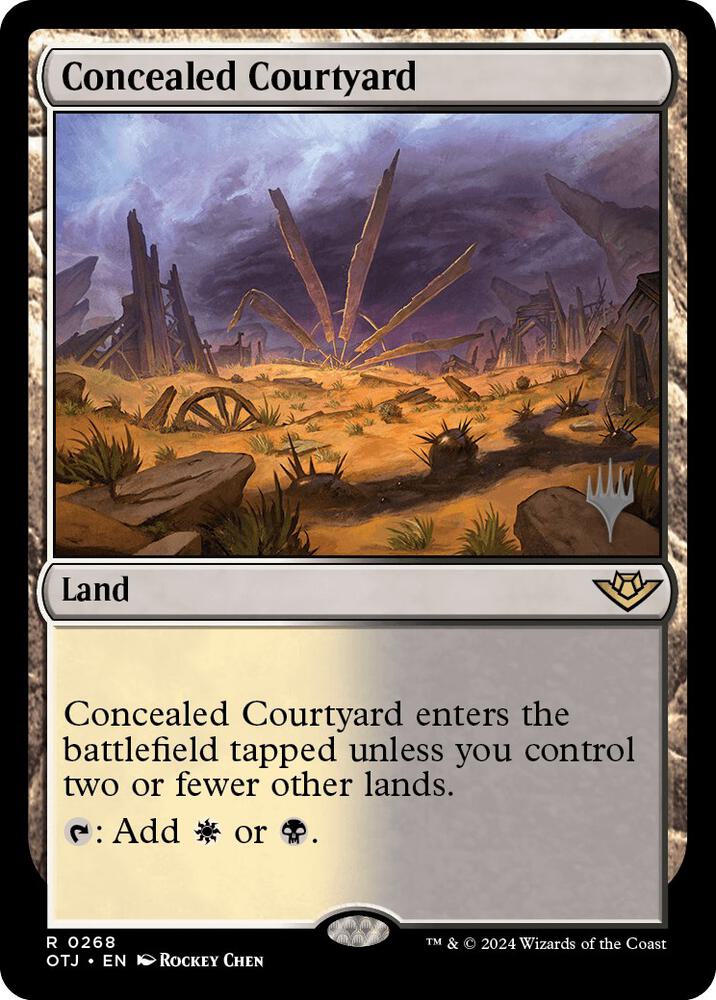Concealed Courtyard (268) [Outlaws of Thunder Junction Promos]