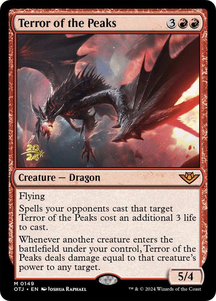 Terror of the Peaks (OTJ) (149) [Prerelease Cards]