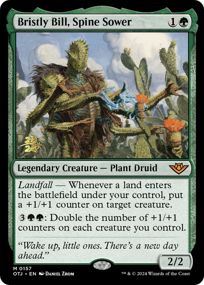 Bristly Bill, Spine Sower (157) [Prerelease Cards]