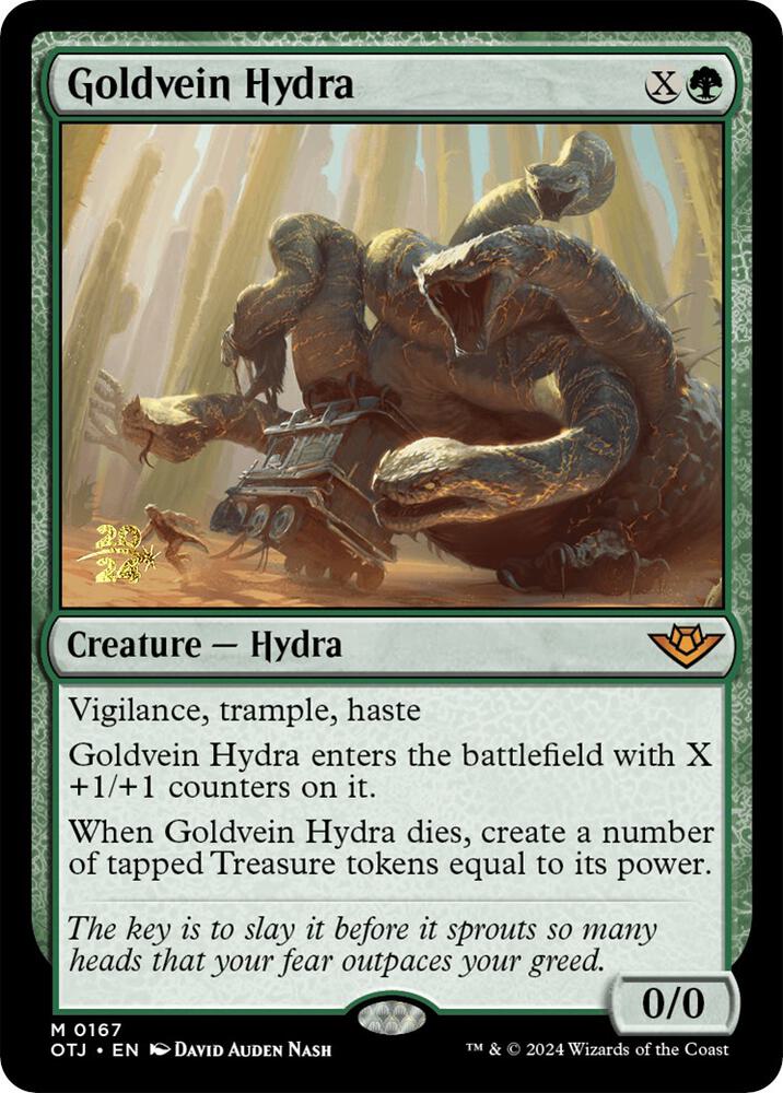Goldvein Hydra (167) [Prerelease Cards]