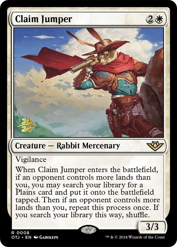 Claim Jumper (8) [Prerelease Cards]