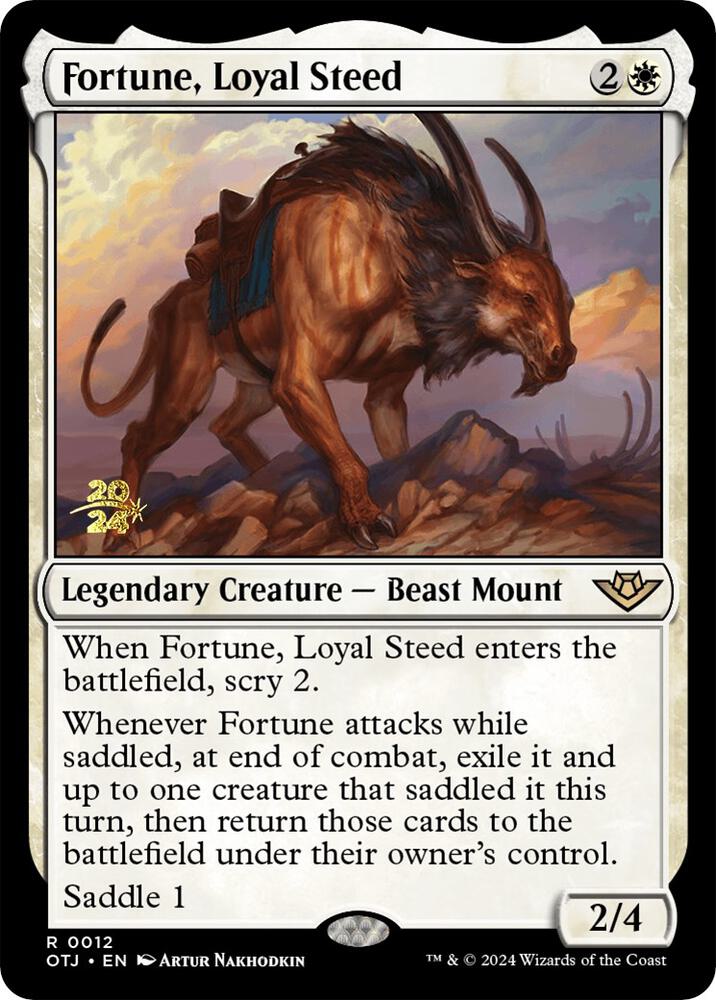 Fortune, Loyal Steed (12) [Prerelease Cards]