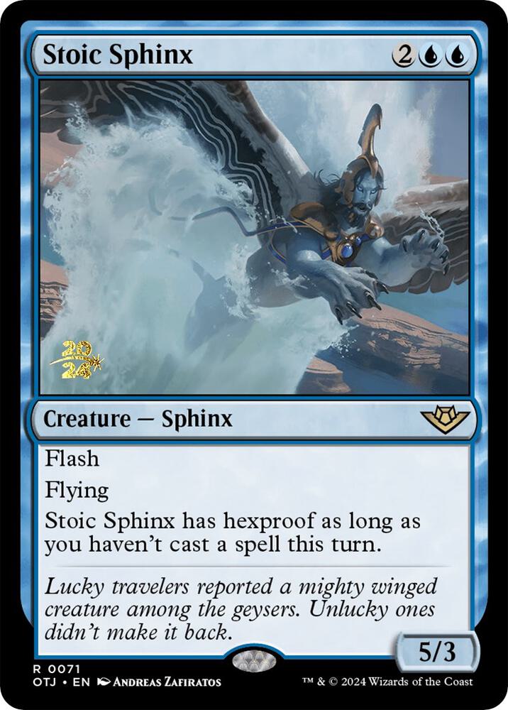 Stoic Sphinx (71) [Prerelease Cards]