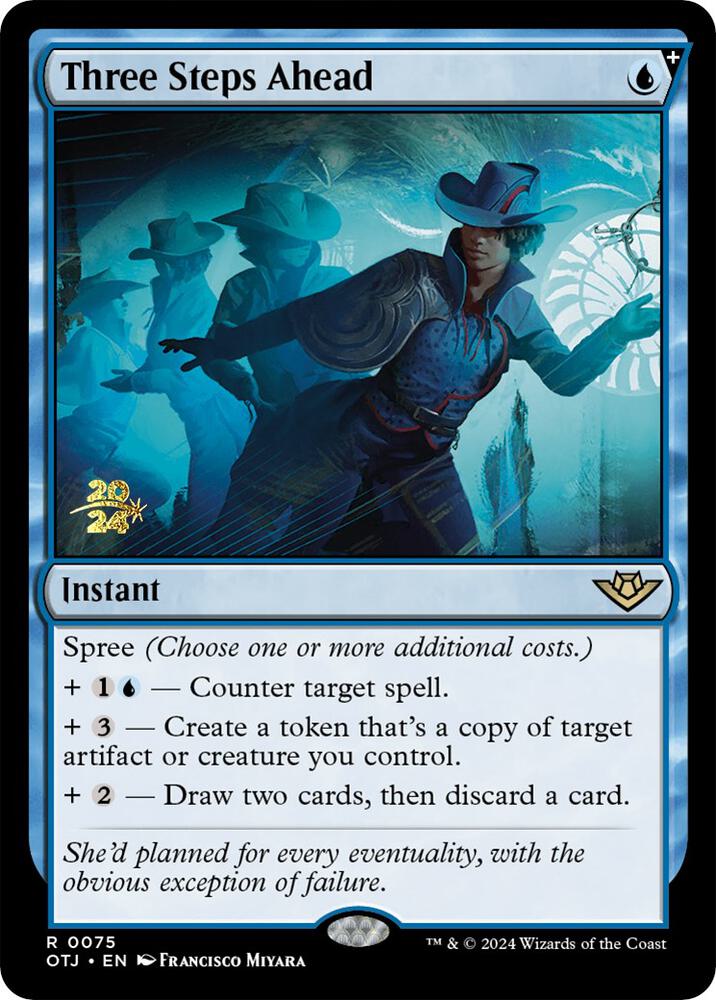 Three Steps Ahead (75) [Prerelease Cards]