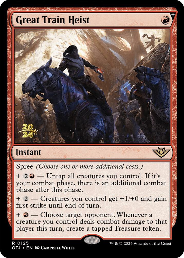 Great Train Heist (125) [Prerelease Cards]