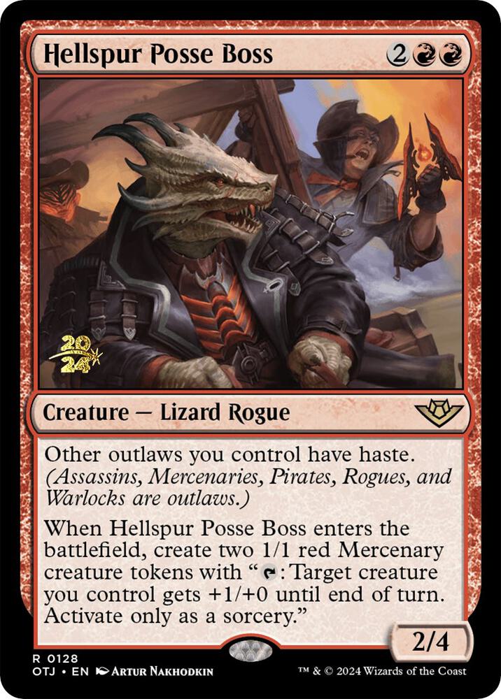 Hellspur Posse Boss (128) [Prerelease Cards]