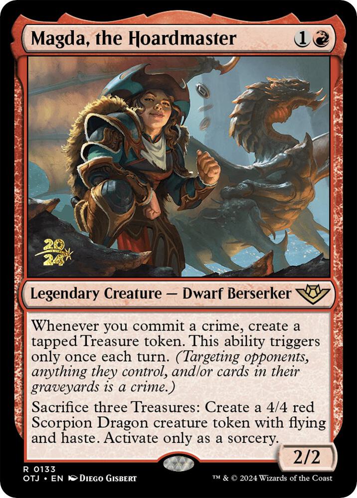 Magda, the Hoardmaster (133) [Prerelease Cards]