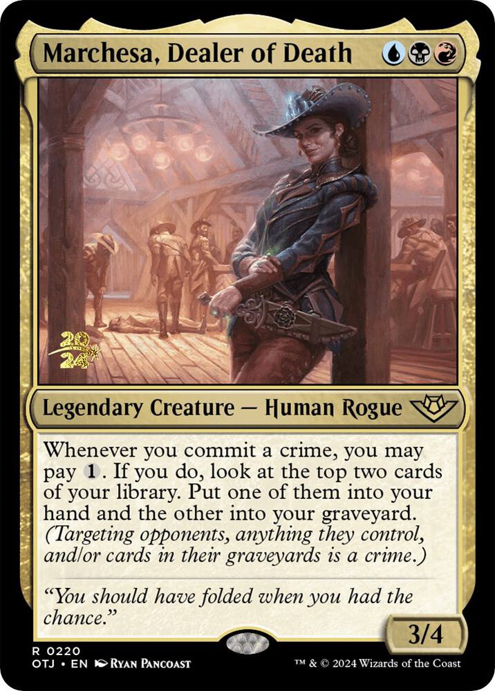 Marchesa, Dealer of Death (220) [Prerelease Cards]