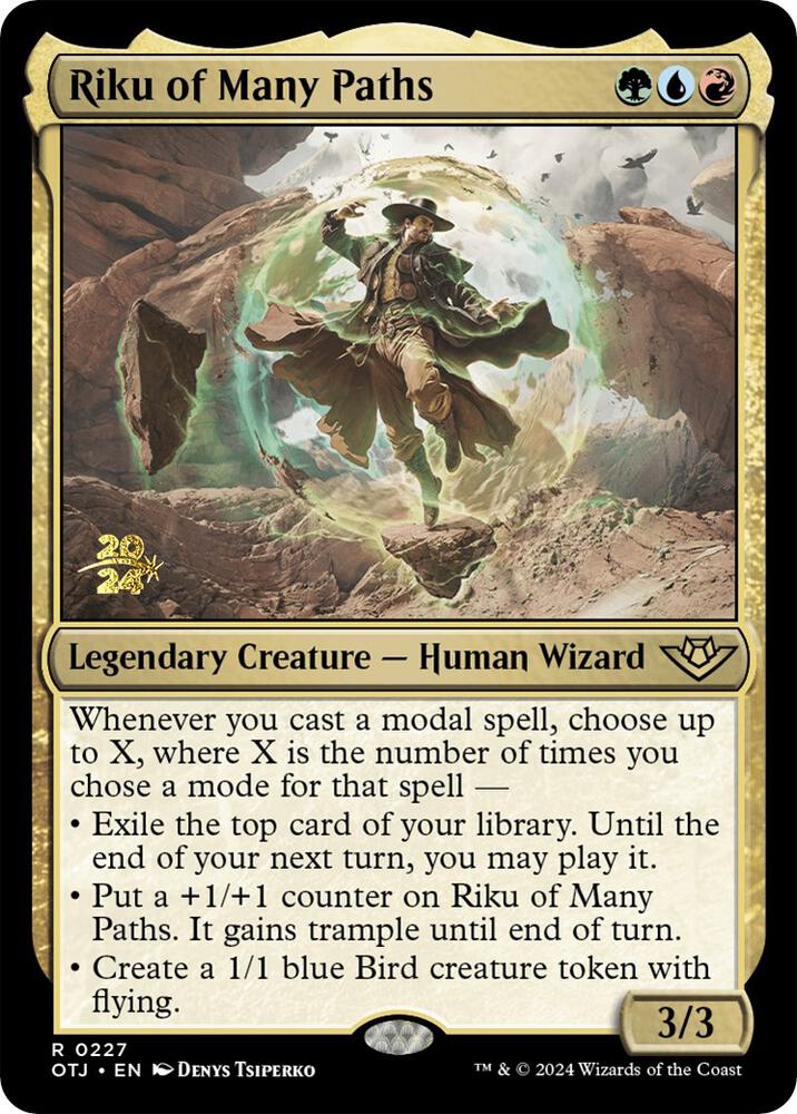 Riku of Many Paths (227) [Prerelease Cards]