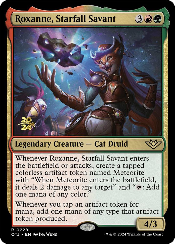 Roxanne, Starfall Savant (228) [Prerelease Cards]