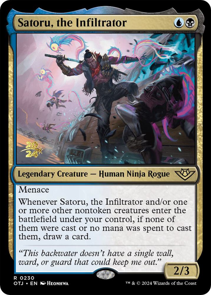 Satoru, the Infiltrator (230) [Prerelease Cards]