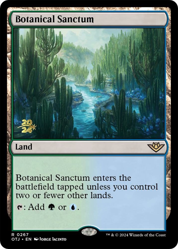 Botanical Sanctum (OTJ) (267) [Prerelease Cards]