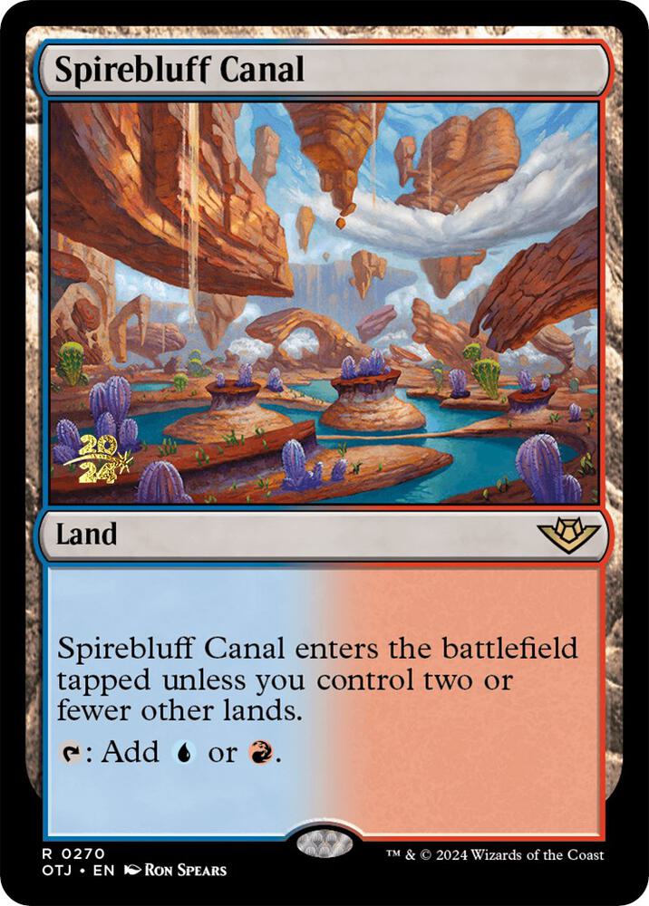 Spirebluff Canal (OTJ) (270) [Prerelease Cards]