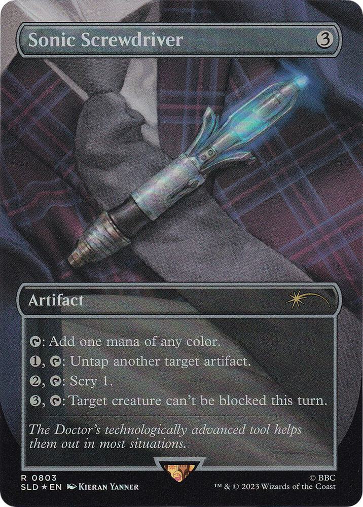 Sonic Screwdriver (803) [Secret Lair Drop]