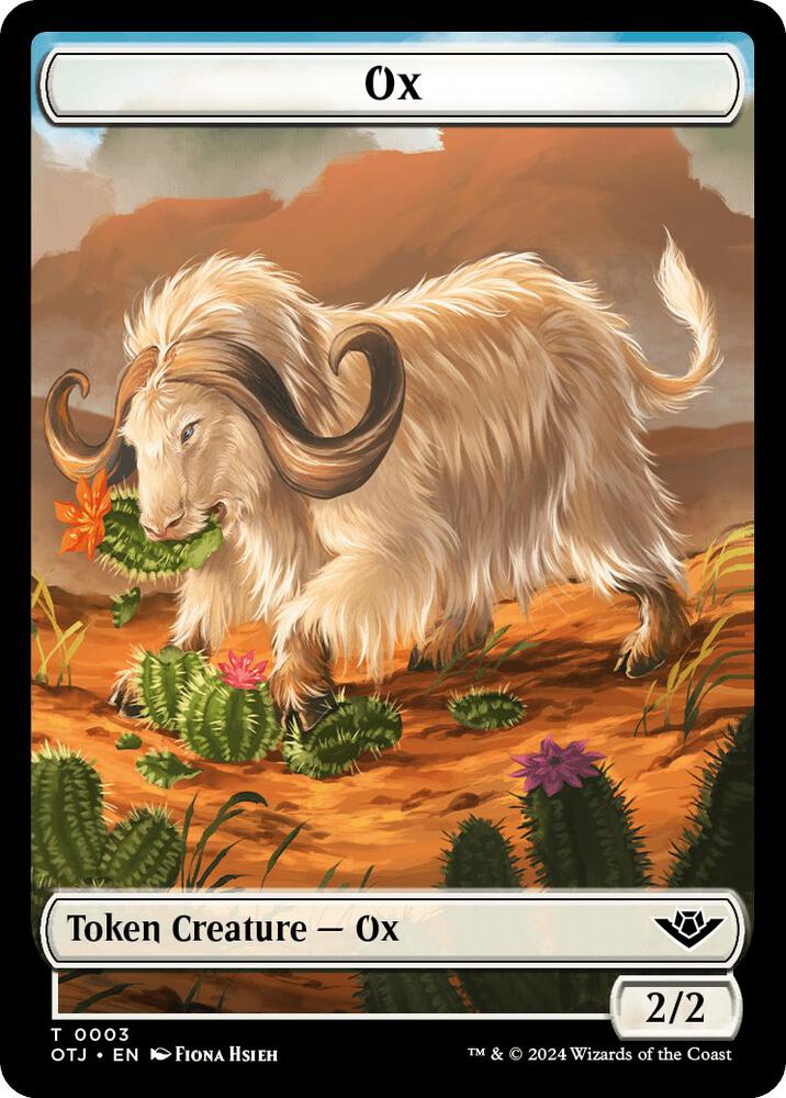 Ox Token (3) [Outlaws of Thunder Junction]