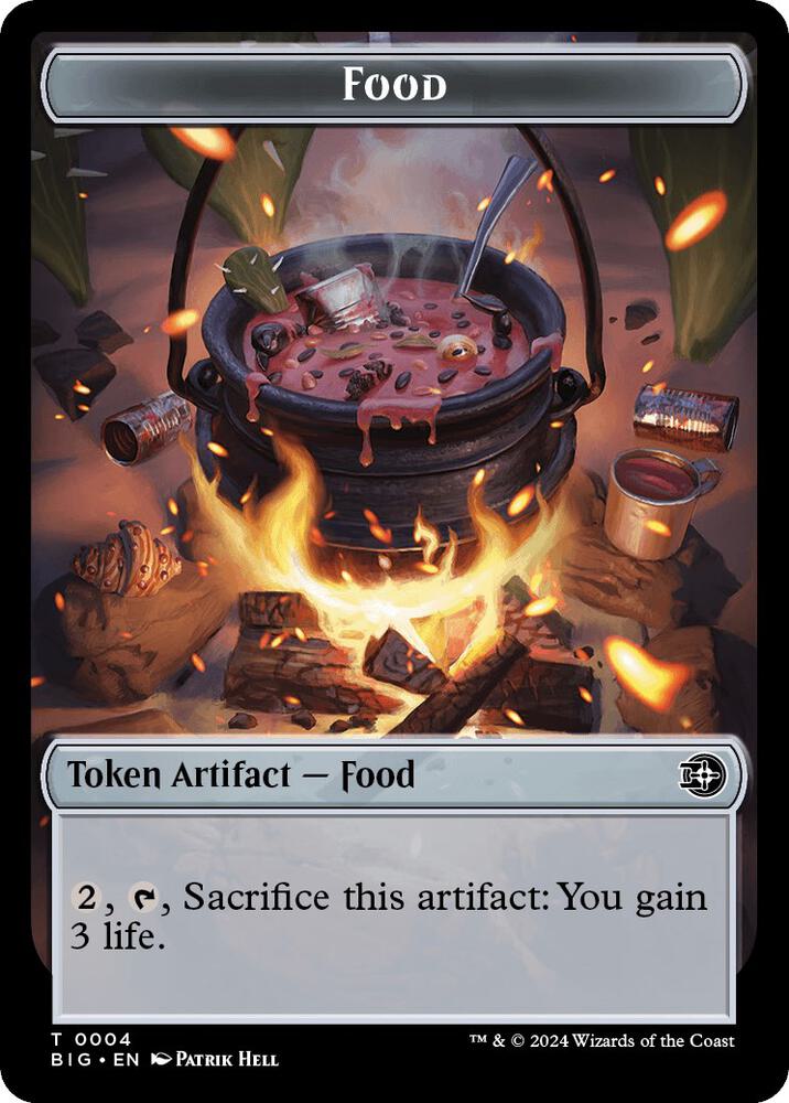 Food // Plot Double-Sided Token (4 // 20) [The Big Score]