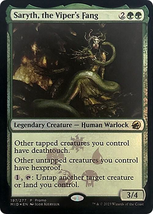 Saryth, the Viper's Fang (197) [Media Promos]