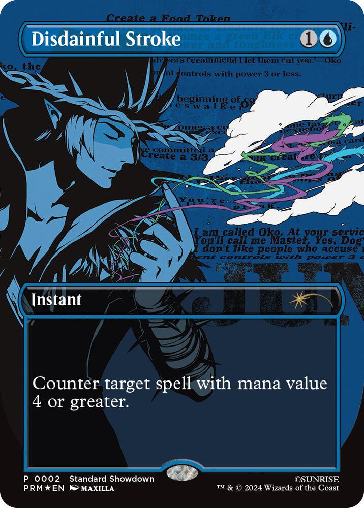 Disdainful Stroke (2) [Standard Showdown Promos]