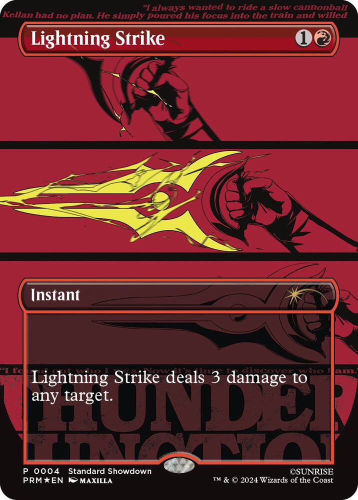 Lightning Strike (4) [Standard Showdown Promos]