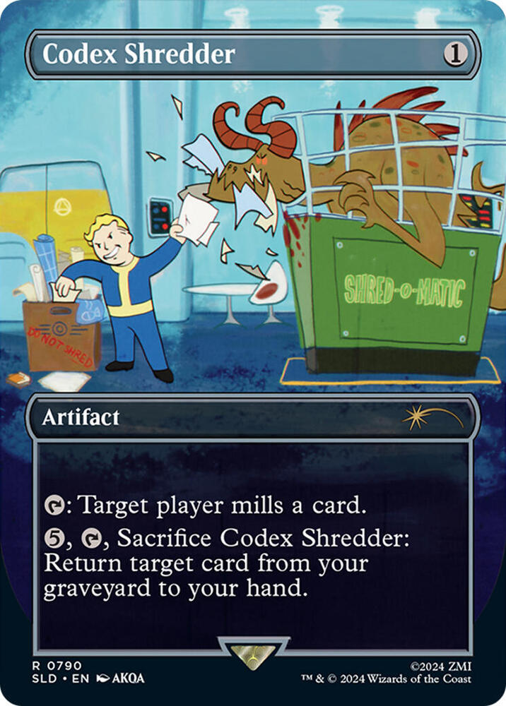 Codex Shredder (Rainbow Foil) (790) [Secret Lair Drop]