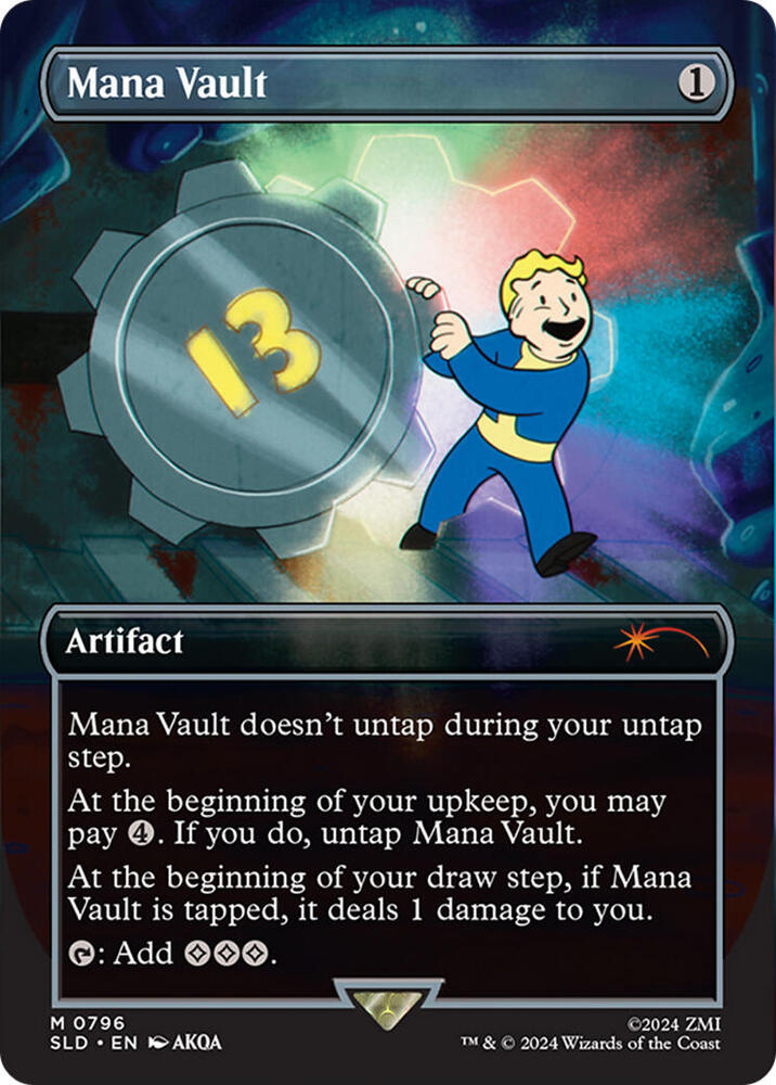 Mana Vault (Rainbow Foil) (796) [Secret Lair Drop]