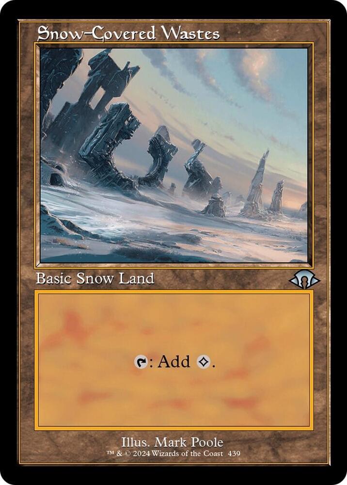 Snow-Covered Wastes (Retro Frame) (439) [Modern Horizons 3]