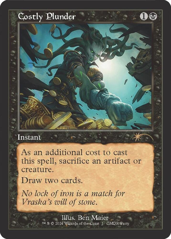 Costly Plunder (Retro Frame) (1) [WPN & Gateway Promos]
