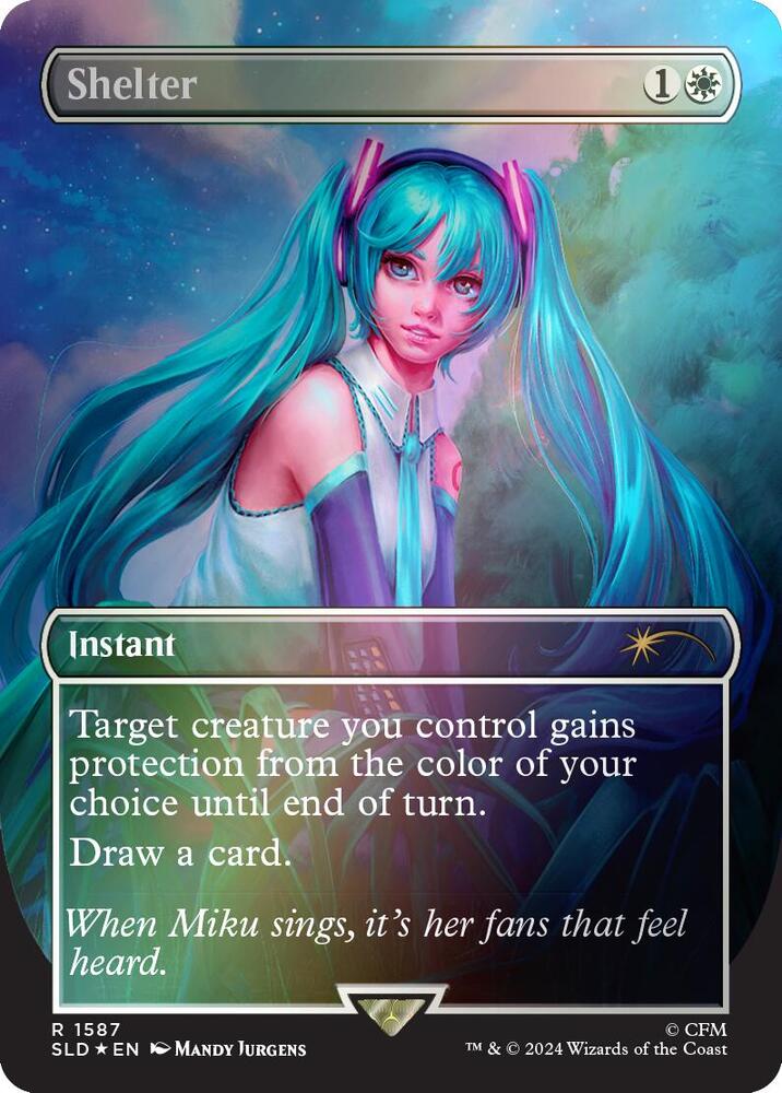 Shelter (Rainbow Foil) (1587) [Secret Lair Drop]