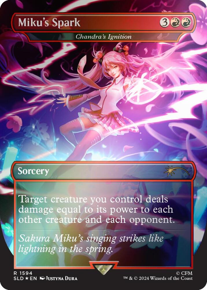 Miku's Spark - Chandra's Ignition (Rainbow Foil) (1594) [Secret Lair Drop]