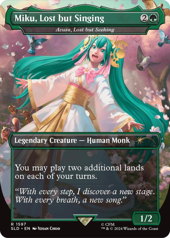 Miku, Lost but Singing - Azusa, Lost but Seeking (1597) [Secret Lair Drop]