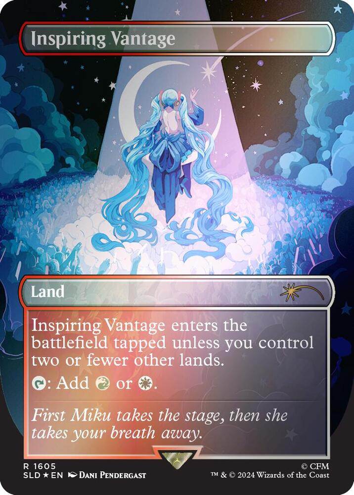 Inspiring Vantage (1605) (Rainbow Foil) [Secret Lair Drop]