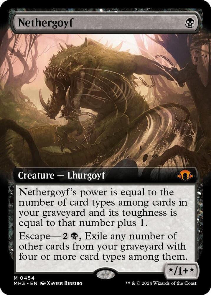 Nethergoyf (Extended Art) (454) [Modern Horizons 3]