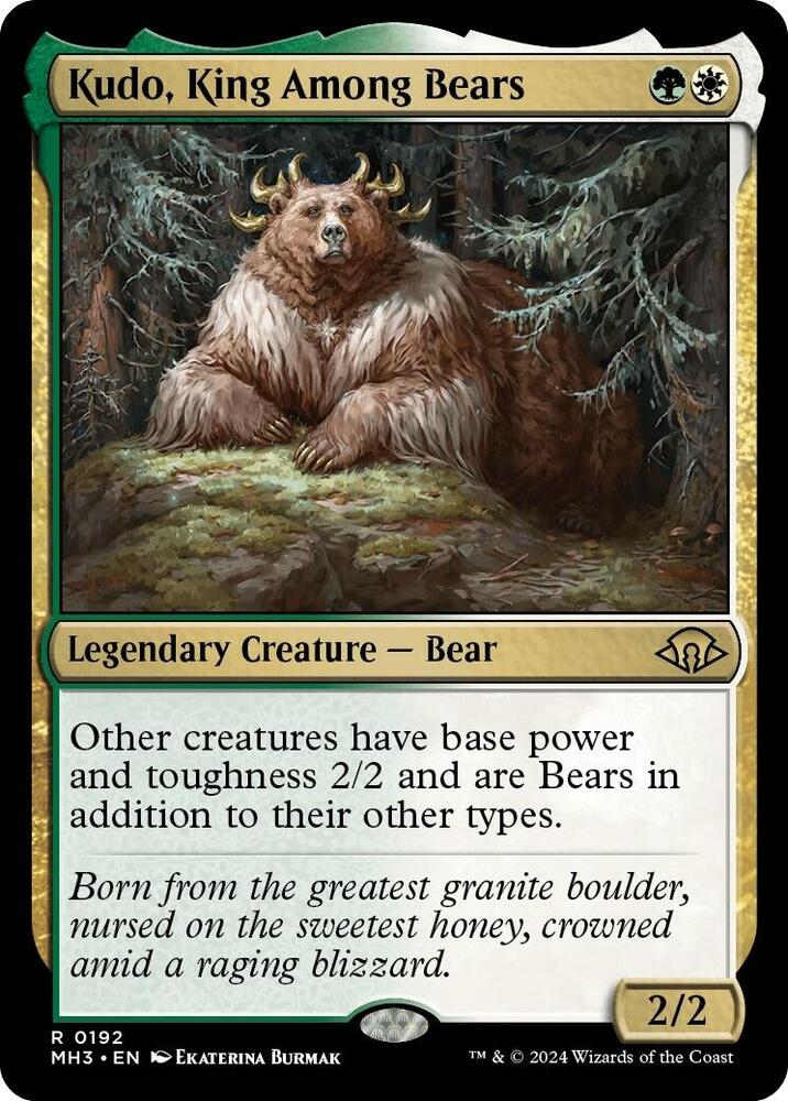 Kudo, King Among Bears (192) [Modern Horizons 3]
