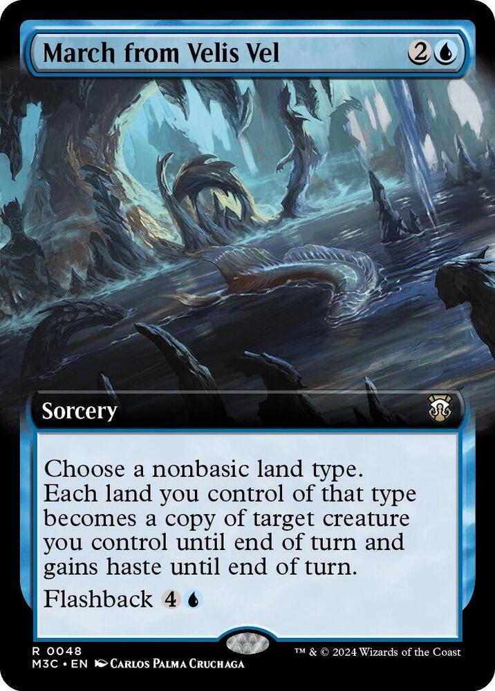 March from Velis Vel (Extended Art) (48) [Modern Horizons 3 Commander]