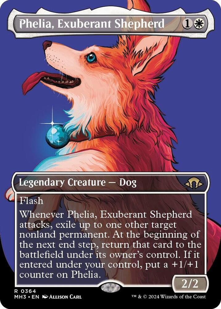 Phelia, Exuberant Shepherd (Borderless) (364) [Modern Horizons 3]