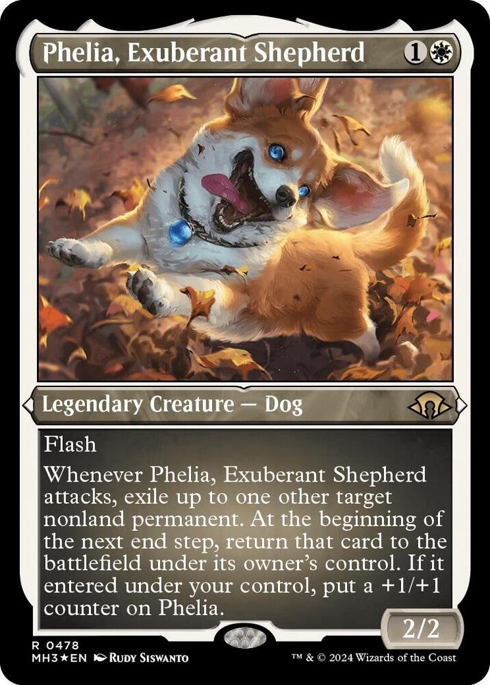 Phelia, Exuberant Shepherd (Foil Etched) (478) [Modern Horizons 3]