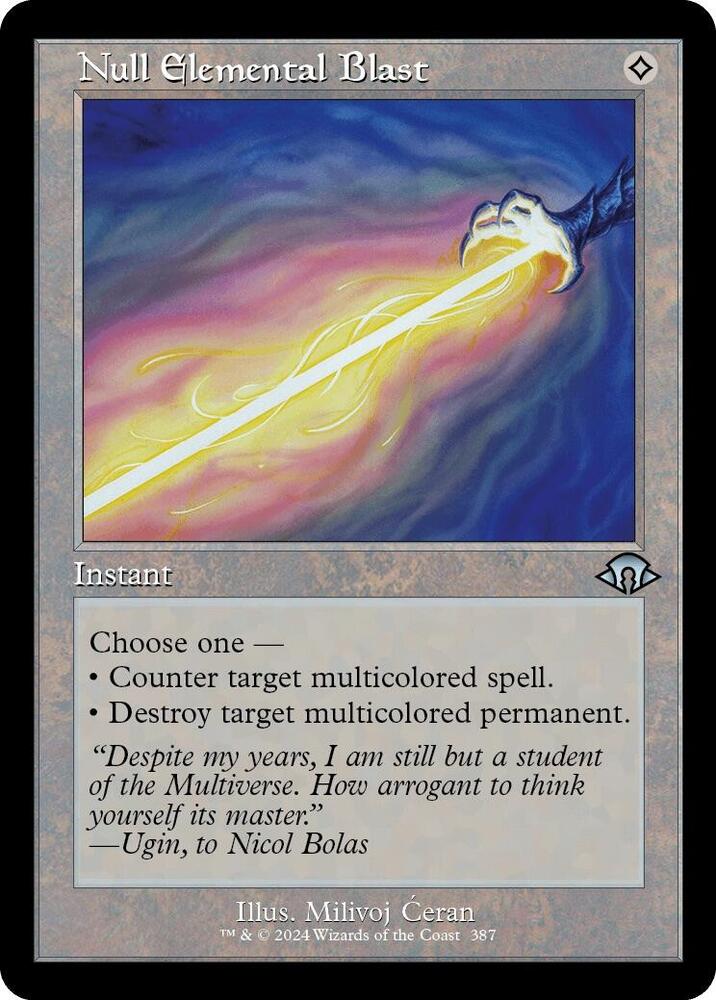Null Elemental Blast (Retro Frame) (387) [Modern Horizons 3]