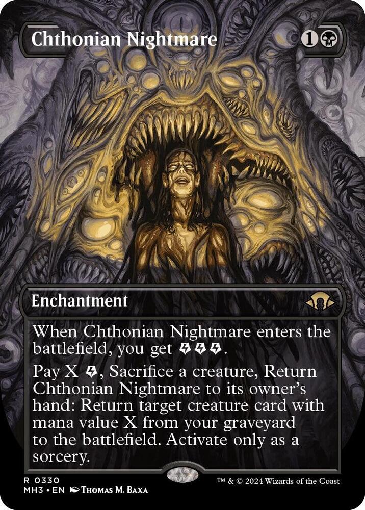 Chthonian Nightmare (Borderless) (330) [Modern Horizons 3]