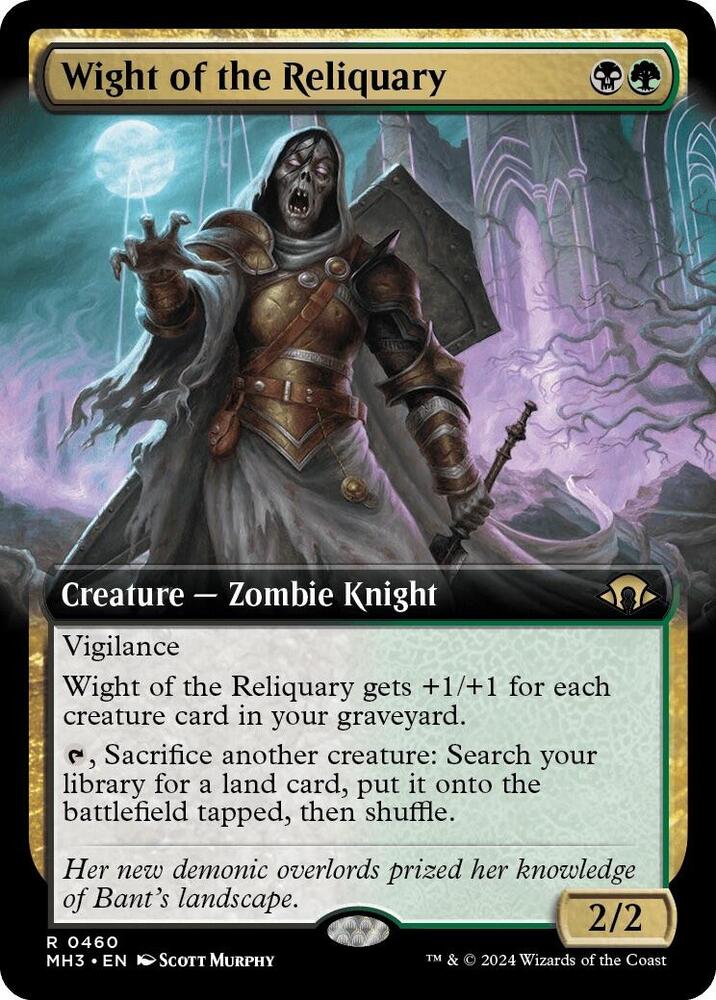 Wight of the Reliquary (Extended Art) (460) [Modern Horizons 3]