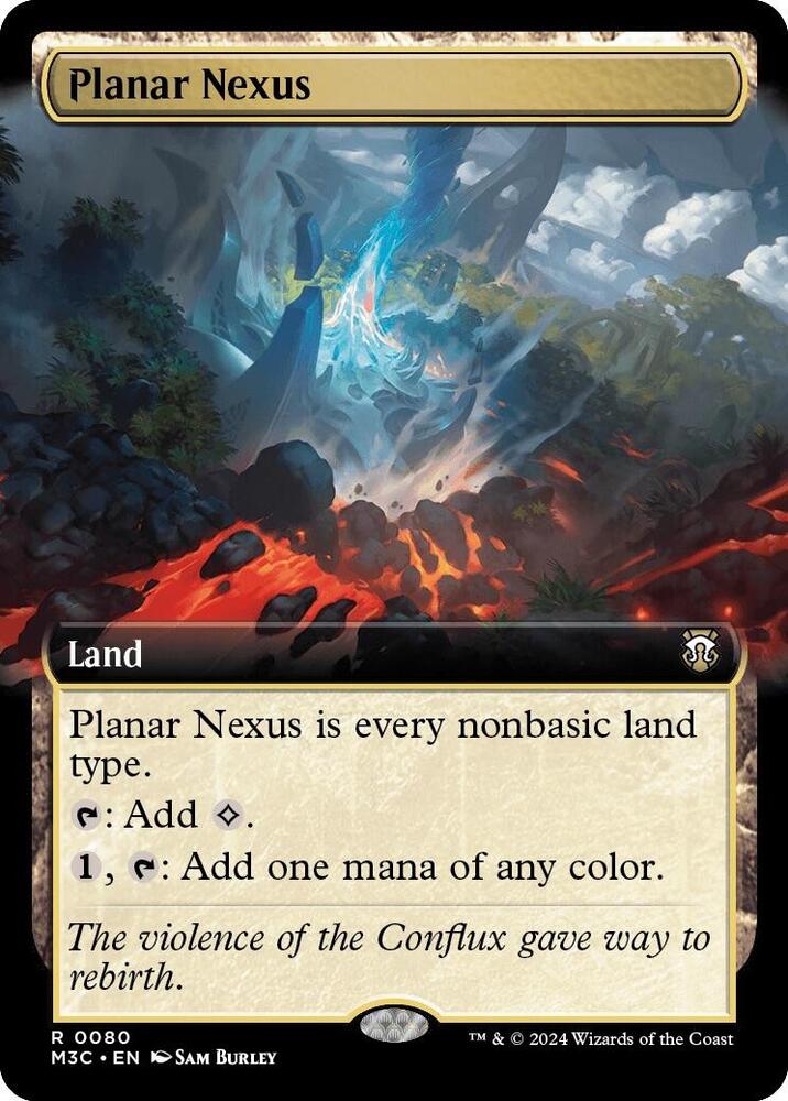 Planar Nexus (Extended Art) (80) [Modern Horizons 3 Commander]