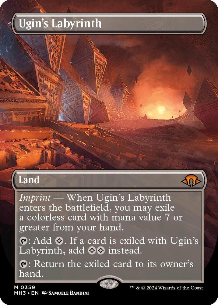 Ugin's Labyrinth (Borderless) (359) [Modern Horizons 3]