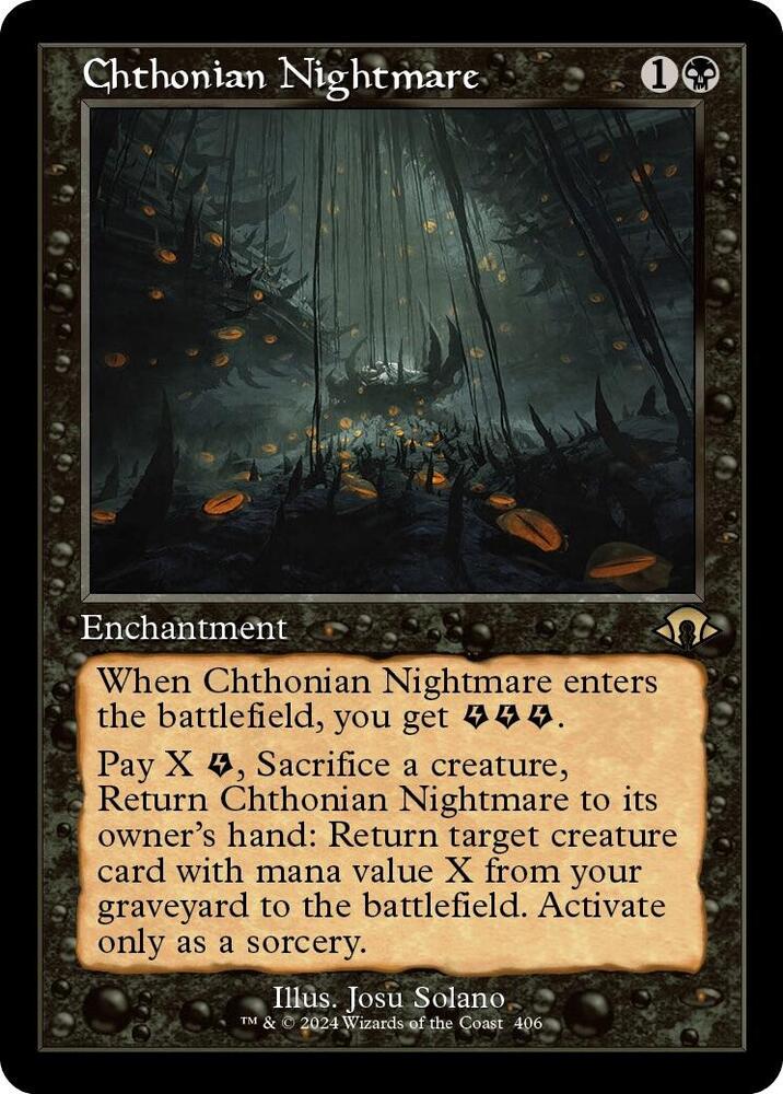 Chthonian Nightmare (Retro Frame) (406) [Modern Horizons 3]